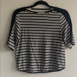 Striped Hip Length Shirt